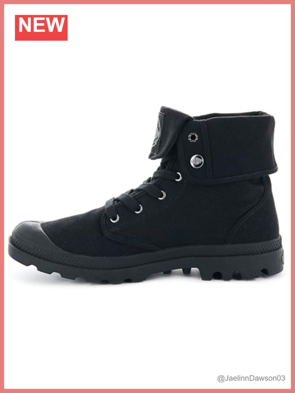 Women's Baggy Canvas Lace-Up Ankle Boots Vegan Friendly